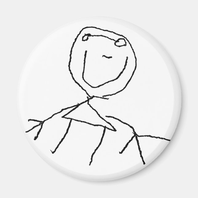 Stick figurer magnet (Framsidan)