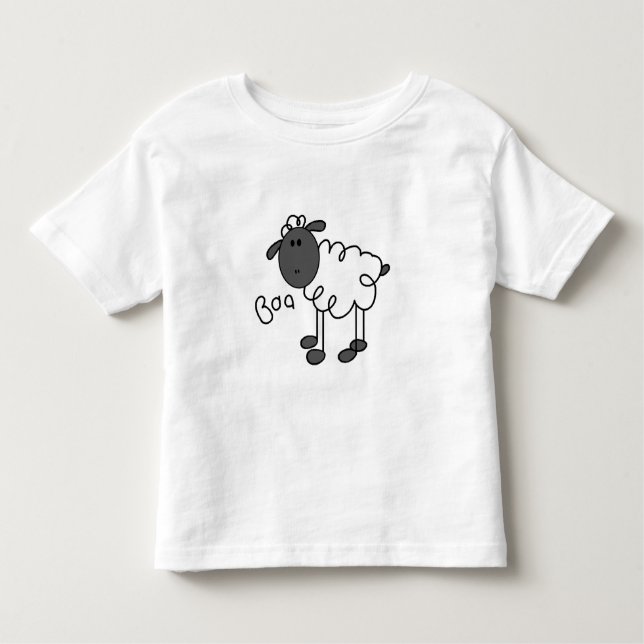Stick figurfår t shirt (Framsida)