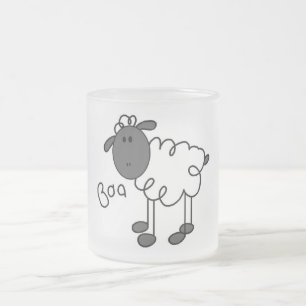 Stick figurfårTshirts och gåvor Frostad Glasmugg