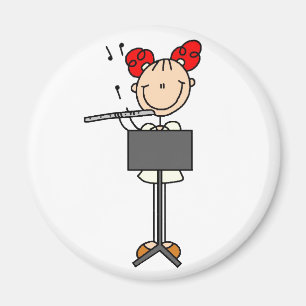 Stick figurflöjtmagnet magnet