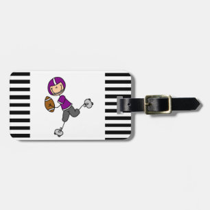 Stick figurfotbolllilor bagagebricka