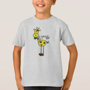 Stick figurgiraffT-tröja Tee Shirt