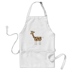 Stick figurgiraffTshirts och gåvor Förkläde