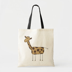 Stick figurgiraffTshirts och gåvor Tygkasse