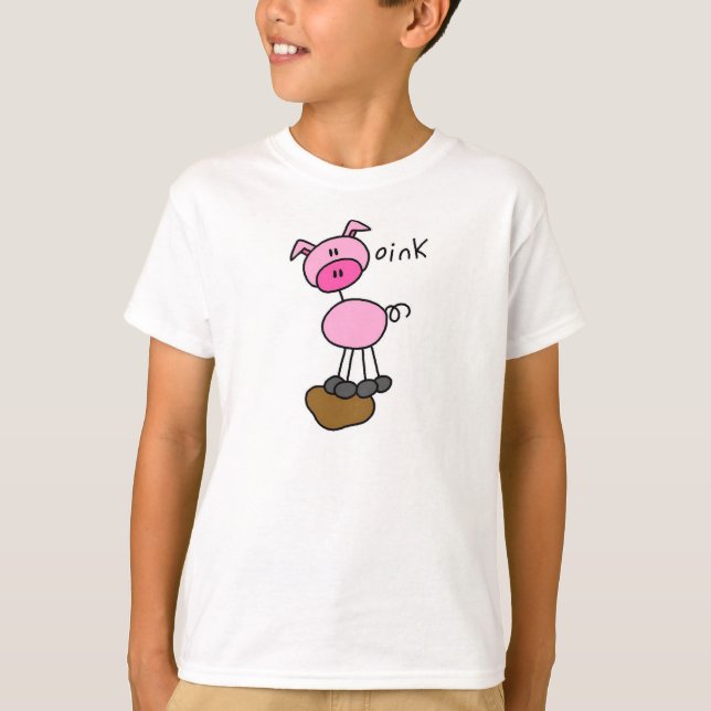 Stick figurgrisTshirts och gåvor T-shirt (Framsida)