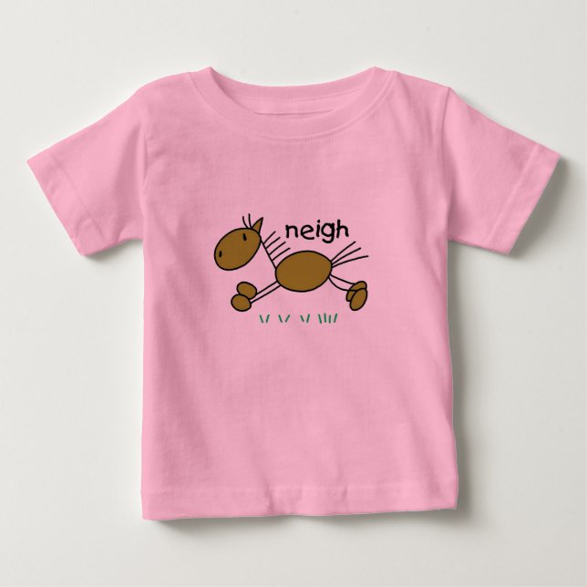 Stick figurhästTshirts och gåvor T-shirt (Framsida)