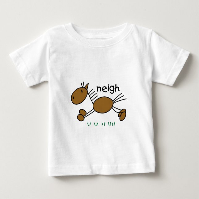 Stick figurhästTshirts och gåvor Tee (Framsida)