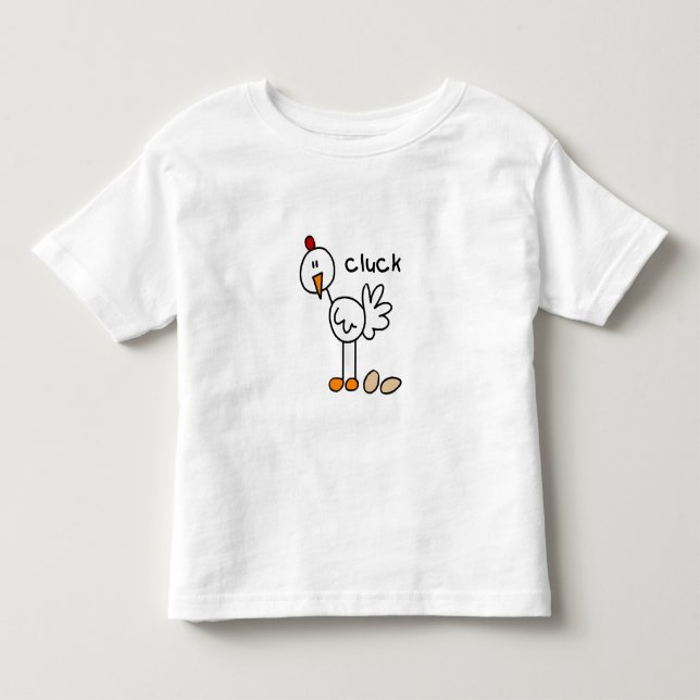 Stick figurhöna tee shirt (Framsida)