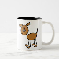 Stick figurhund tröja och gåvor