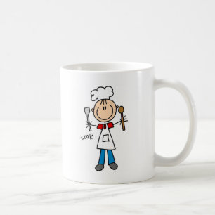 Stick figurkockT-tröja och gåvor Kaffemugg