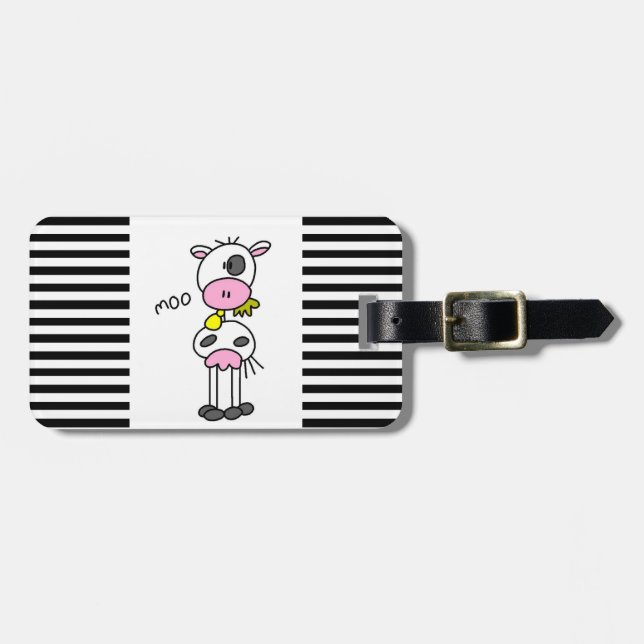 Stick figurkoT-tröja och gåvor Bagagebricka (Horisontell Framsida)