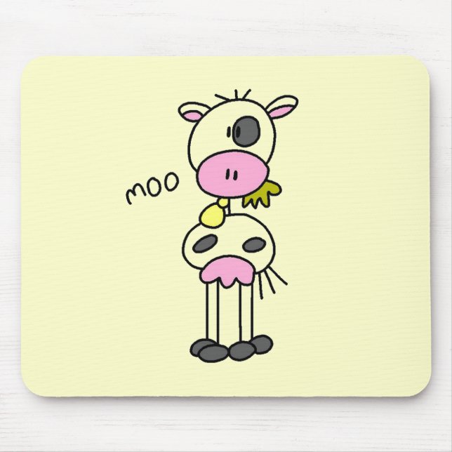 Stick figurkoTshirts och gåvor Musmatta (Framsidan)