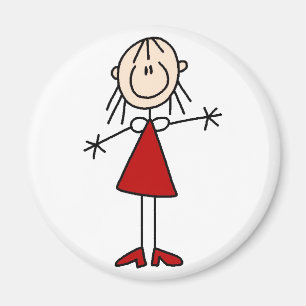Stick figurmammamagnet magnet