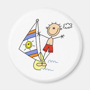 Stick figurParasailingmagneter Magnet