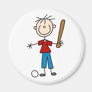 Stick figurpojkemagnet magnet
