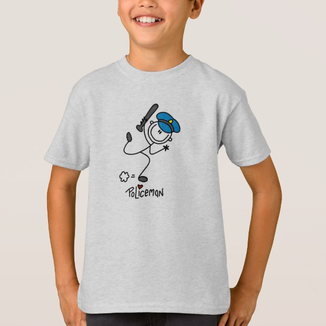 Stick figurpolis t shirt (Framsida)