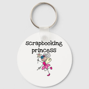 Stick figurScrapbookPrincess Nyckelring