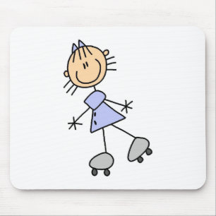 Stick figurskater Mousepad Musmatta
