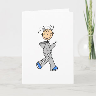 Stick figurspringkort kort