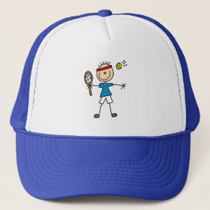 Stick figurtennishatt keps