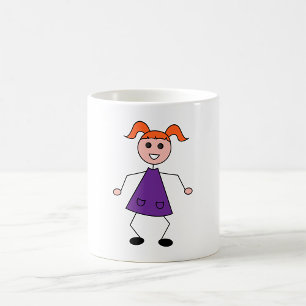 Stick Girl Kaffemugg