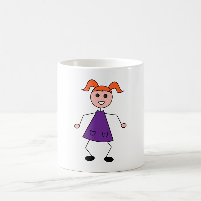 Stick Girl Kaffemugg (Skapare uppladdad)