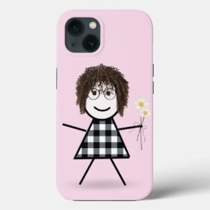 Stick Girl med Daisy Bouquet