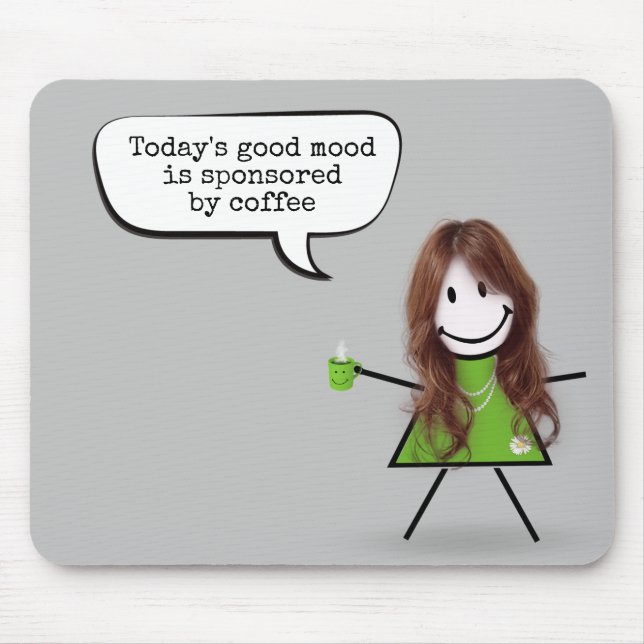 Stick Girl with Coffee and Quote Musmatta (Framsidan)