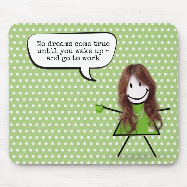 Stick Girl with Coffee Mugg and Quote Musmatta (Framsidan)