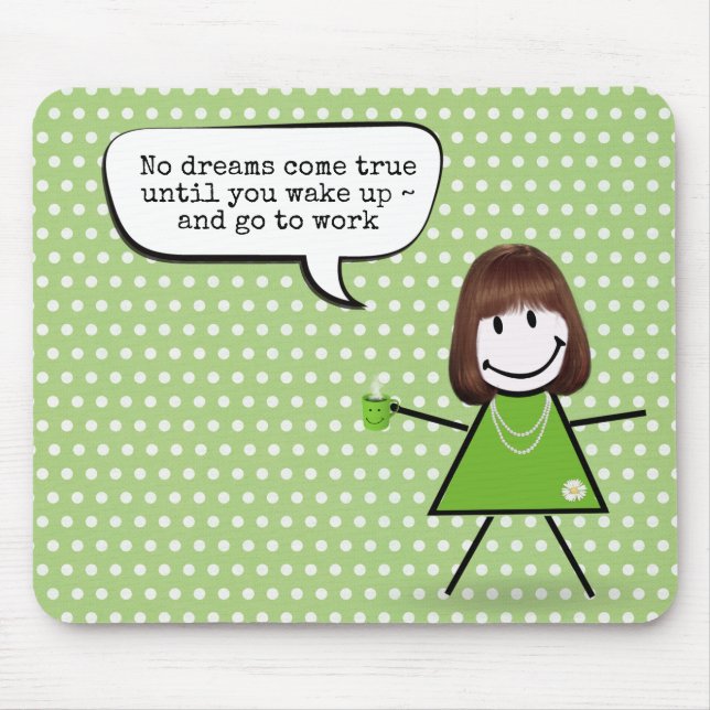 Stick Girl with Coffee Mugg and Quote Musmatta (Framsidan)