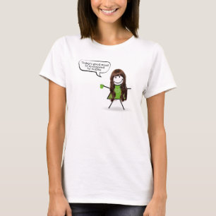 Stick Girl with Grönt Coffee Mugg T Shirt