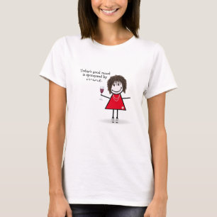 Stick Girl With Vin och Sneakers T Shirt