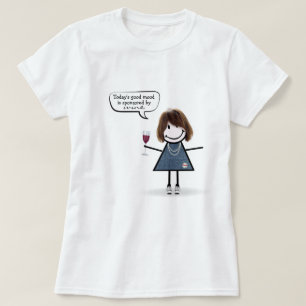 Stick Girl With Vin och Sneakers T Shirt