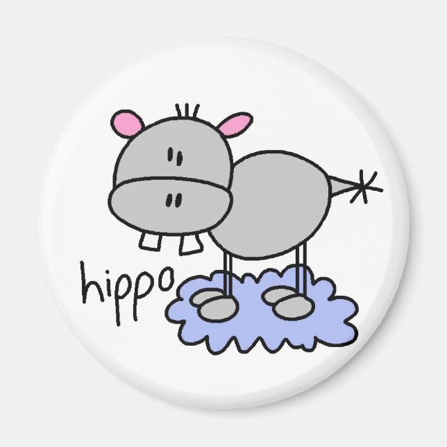 Stick Hippo Magnet (Framsidan)
