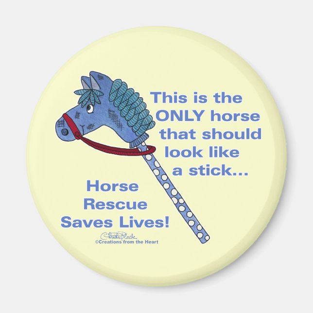 Stick Horse Magnet (Framsidan)