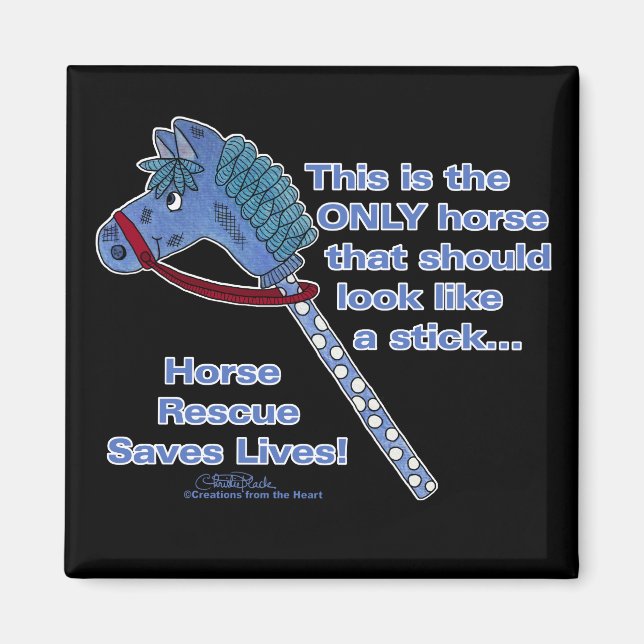 Stick Horse Magnet (Framsidan)