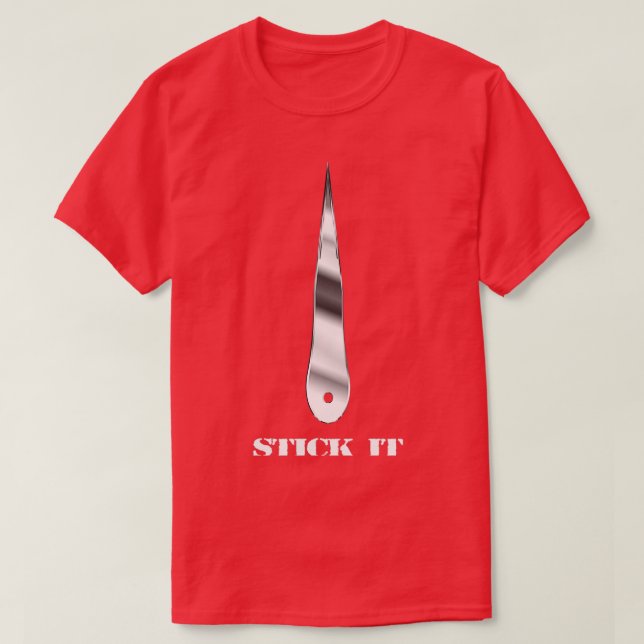STICK IT Acejet Throwing Knivar T Shirt (Design framsida)