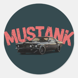 "Stick It Bold – Artistic Graphic Vinyl Sticker" Runt Klistermärke