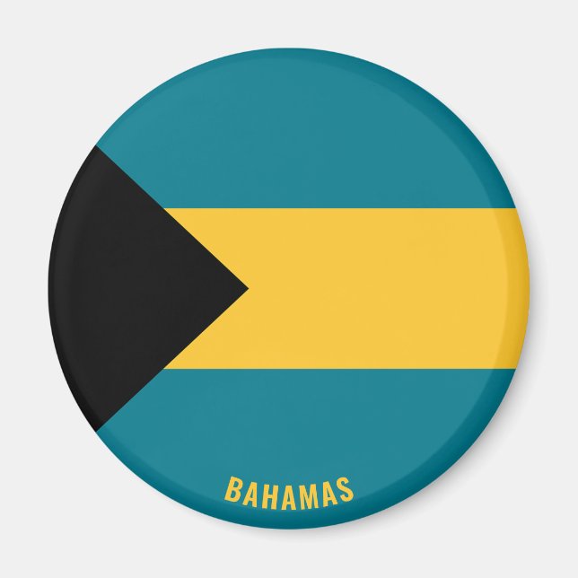 "Stick it" Charming Bahamas Patriotic Magnet (Framsidan)