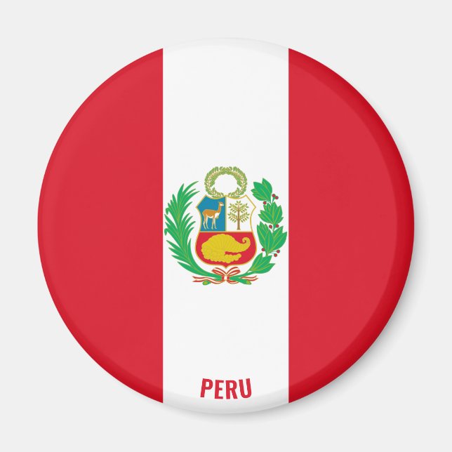 "Stick it" Charming Peru Patriotic Magnet (Framsidan)