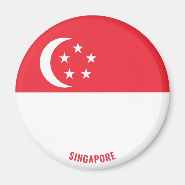 "Stick it" Charming Singapore Patriotic Magnet (Framsidan)