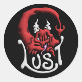 Stick it to your Sin Lust Devil Runt Klistermärke