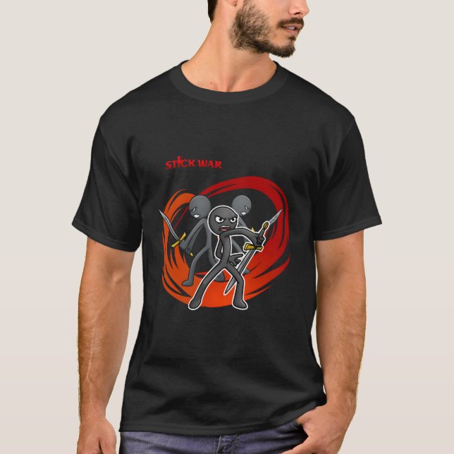 Stick Krig Swordwath T Shirt (Framsida)