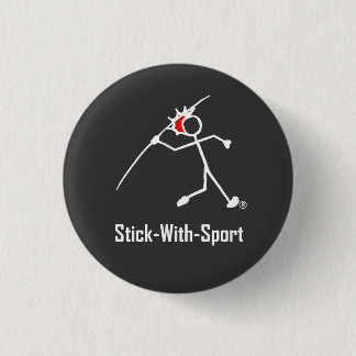 Stick med Sport Javelin Stickman Red Mörk Knapp