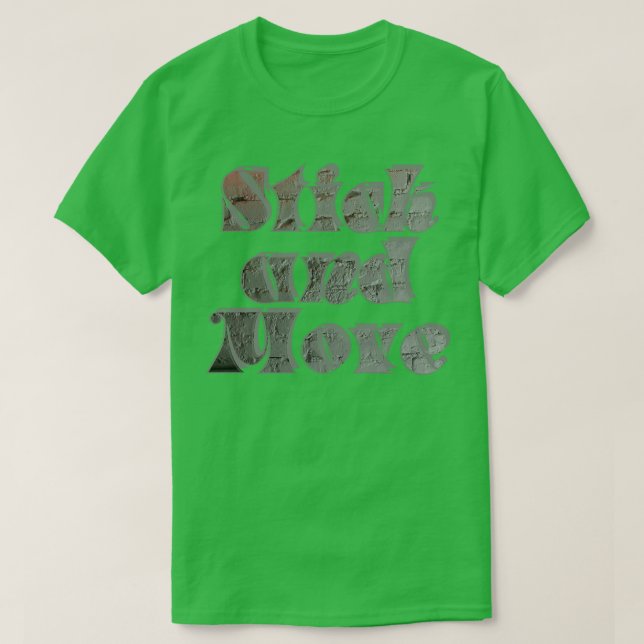 Stick och Flytta T Shirt (Design framsida)
