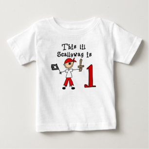 Stick Pirat 1:a födelsedagen T Shirt