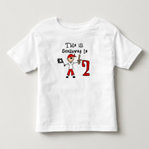Stick Pirat 2:a födelsedagen Tee Shirt
