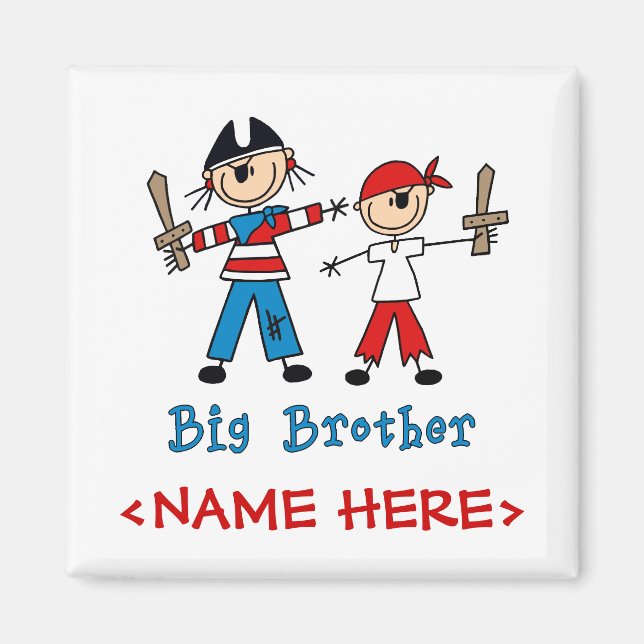 Stick Pirater Big Brother Magnet (Framsidan)