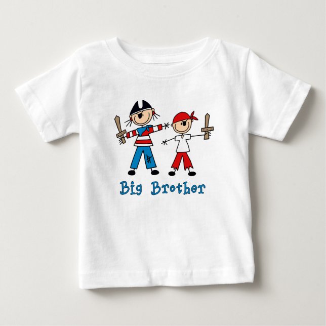 Stick Pirater Big Brother T-shirt (Framsida)