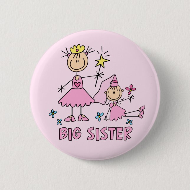 Stick prinsessan Duo Big Sister Knapp (Framsida)